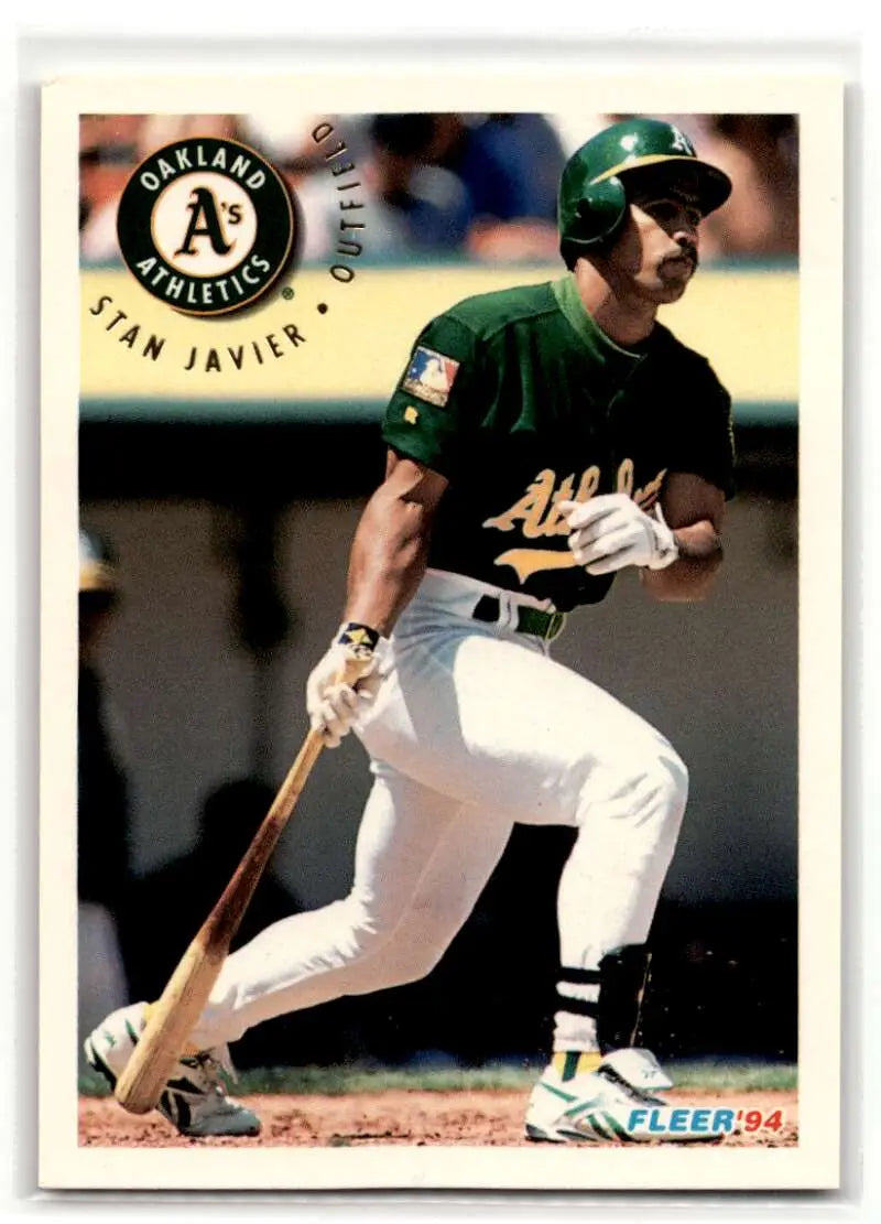 1994 Fleer Update #U75 Stan Javier    Oakland Athletics Baseball Cards 