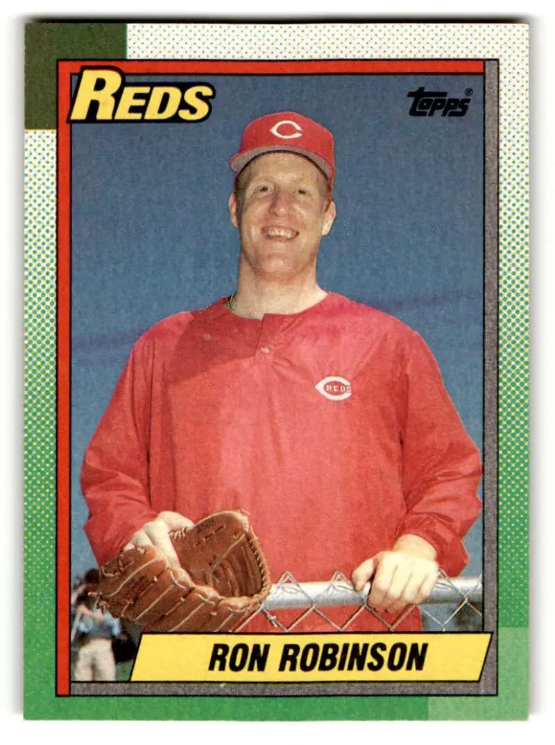 1990 Topps #604 Ron Robinson    Cincinnati Reds Baseball Cards EX/NM