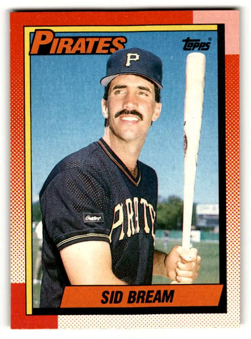 1990 Topps #622 Sid Bream    Pittsburgh Pirates Baseball Cards EX/NM