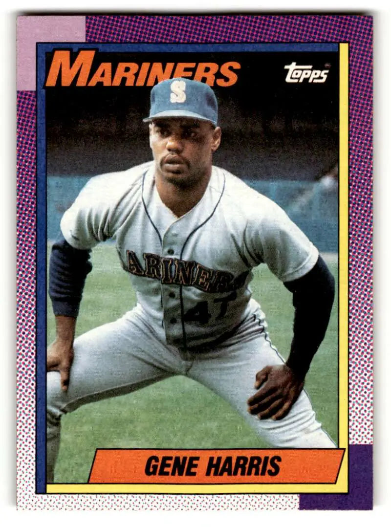 1990 Topps #738 Gene Harris    Seattle Mariners Baseball Cards EX/NM