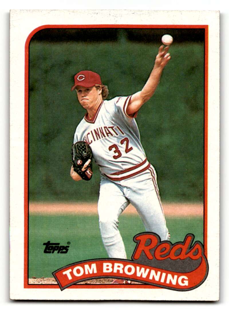 1989 Topps #234 Tom Browning    Cincinnati Reds Baseball Cards EX/NM