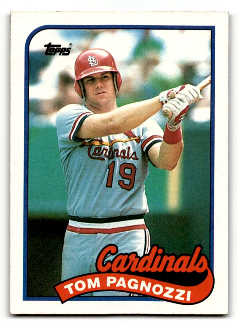 1989 Topps #208 Tom Pagnozzi    St. Louis Cardinals Baseball Cards EX/NM