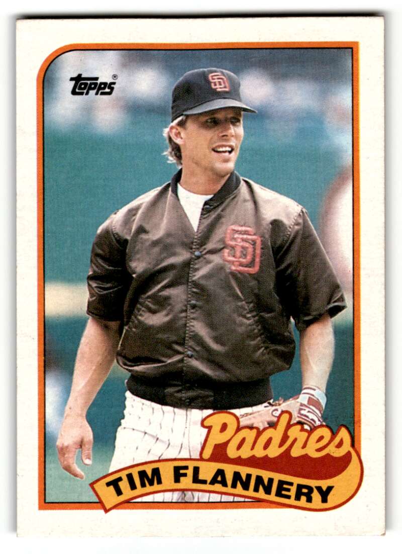 1989 Topps #379 Tim Flannery    San Diego Padres Baseball Cards EX/NM