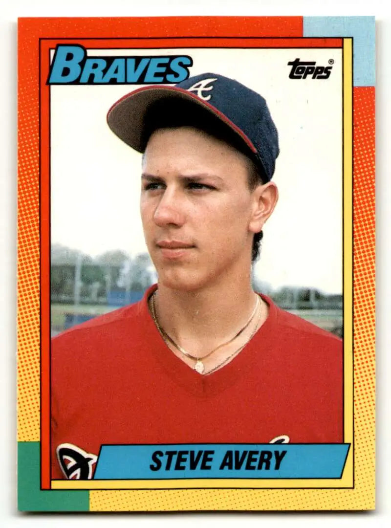 1990 Topps Traded #4T Steve Avery    Atlanta Braves Baseball Cards NM Near Mint