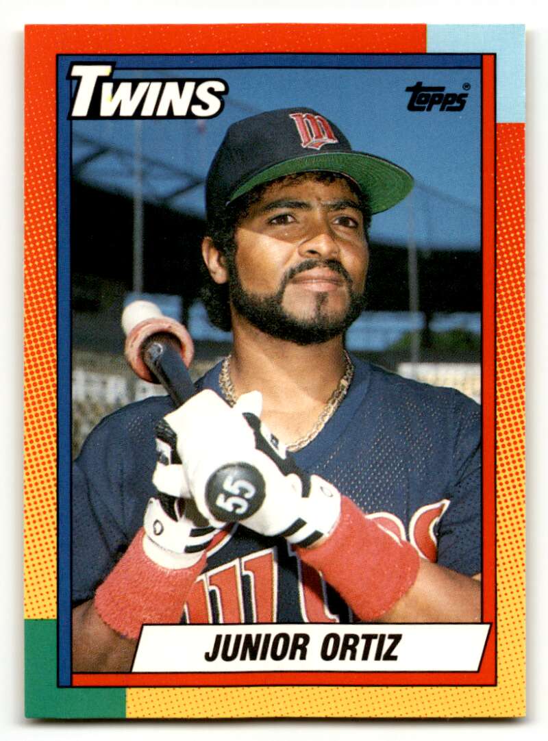 1990 Topps Traded #85T Junior Ortiz    Minnesota Twins Baseball Cards NM Near Mint