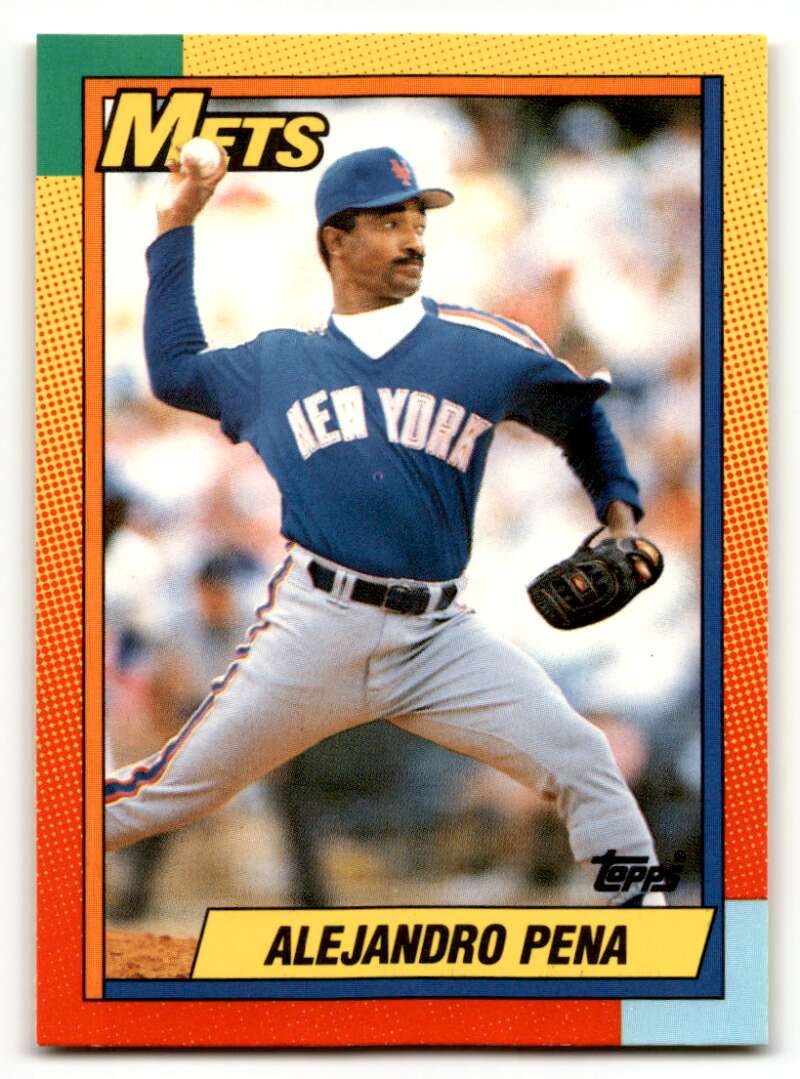 1990 Topps Traded #89T Alejandro Pena    New York Mets Baseball Cards NM Near Mint