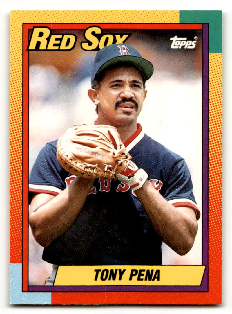 1990 Topps Traded #90T Tony Pena    Boston Red Sox Baseball Cards NM Near Mint