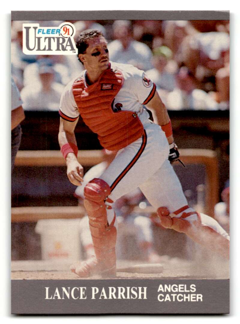 1991 Ultra #51 Lance Parrish    California Angels Baseball Cards EX/NM