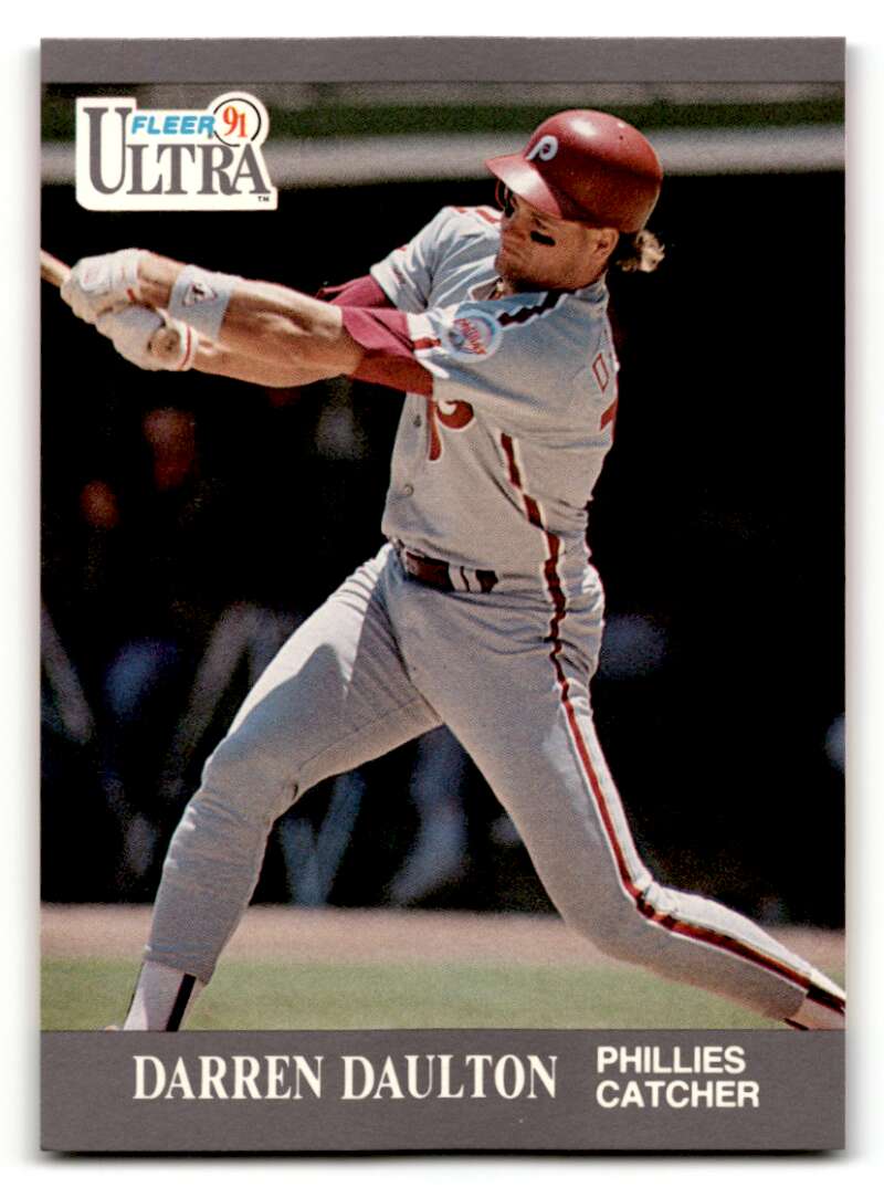 1991 Ultra #260 Darren Daulton    Philadelphia Phillies Baseball Cards EX/NM