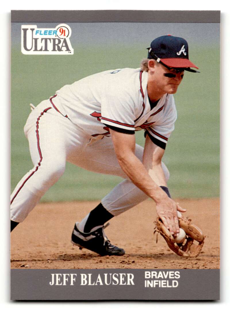 1991 Ultra #2 Jeff Blauser    Atlanta Braves Baseball Cards EX/NM