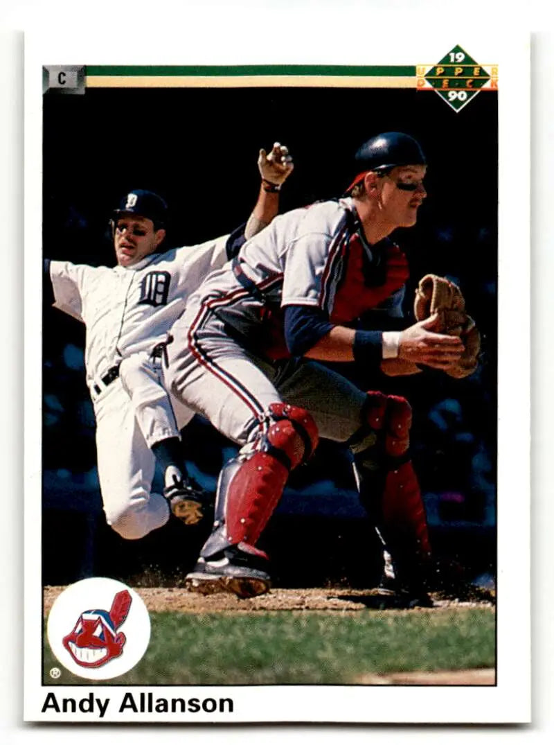 1990 Upper Deck #590 Andy Allanson    Cleveland Indians Baseball Cards EX/NM