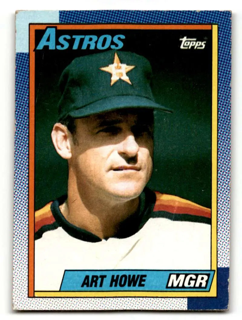 1990 Topps #579 Art Howe    Houston Astros Baseball Cards EX/NM