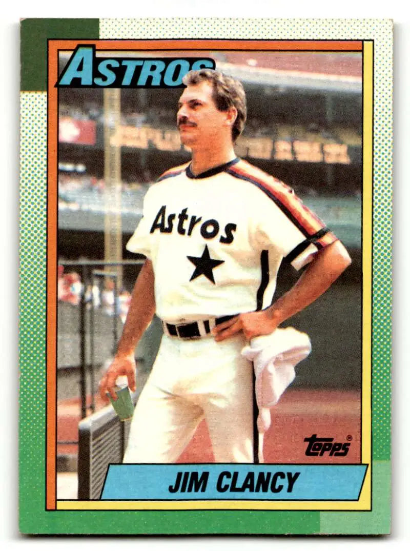 1990 Topps #648 Jim Clancy    Houston Astros Baseball Cards EX/NM