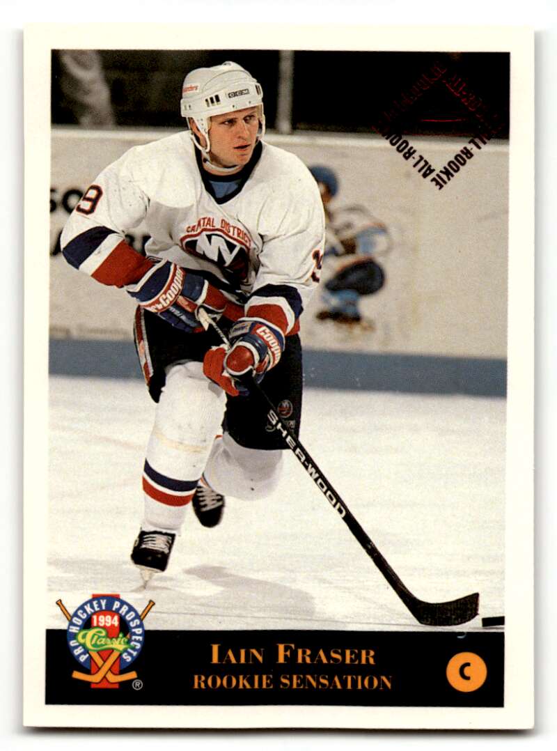 1994 Classic Pro Prospects #15 Iain Fraser    Capital District Islanders Hockey Cards NM Near Mint
