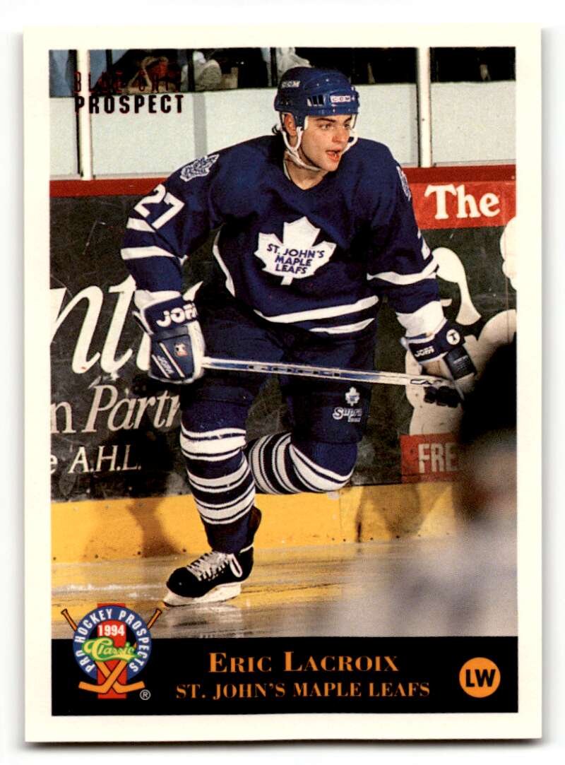 1994 Classic Pro Prospects #164 Eric Lacroix    St. John's Maple Leafs Hockey Cards NM Near Mint
