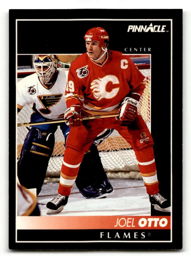 1992 Pinnacle #328 Joel Otto Calgary Flames Hockey Cards EX/NM