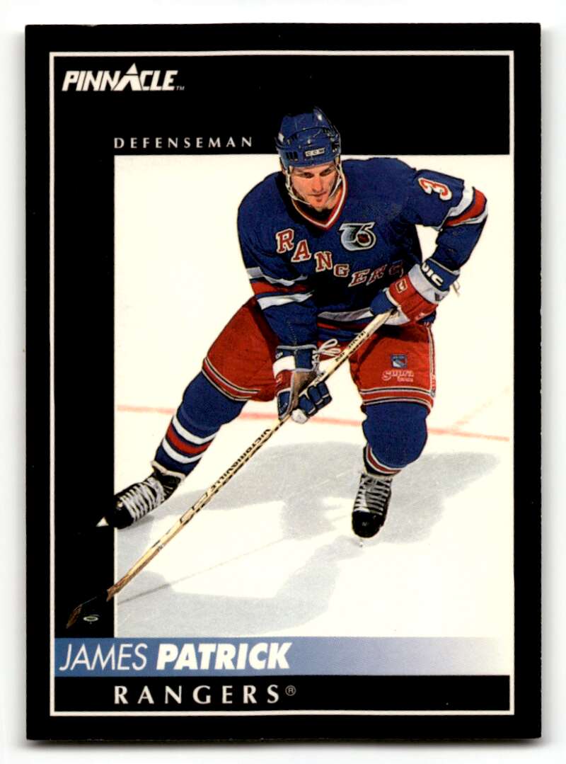 1992 Pinnacle #140 James Patrick New Jersey Devils Hockey Cards EX/NM
