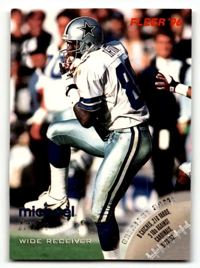 1996 Fleer #33 Michael Irvin    Dallas Cowboys Football Cards NM Near Mint