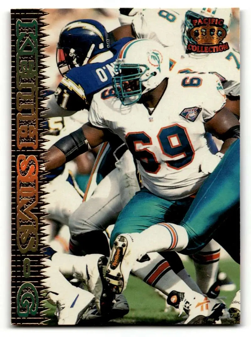 1995 Pacific #112 Keith Sims    Miami Dolphins Football Cards EX/NM