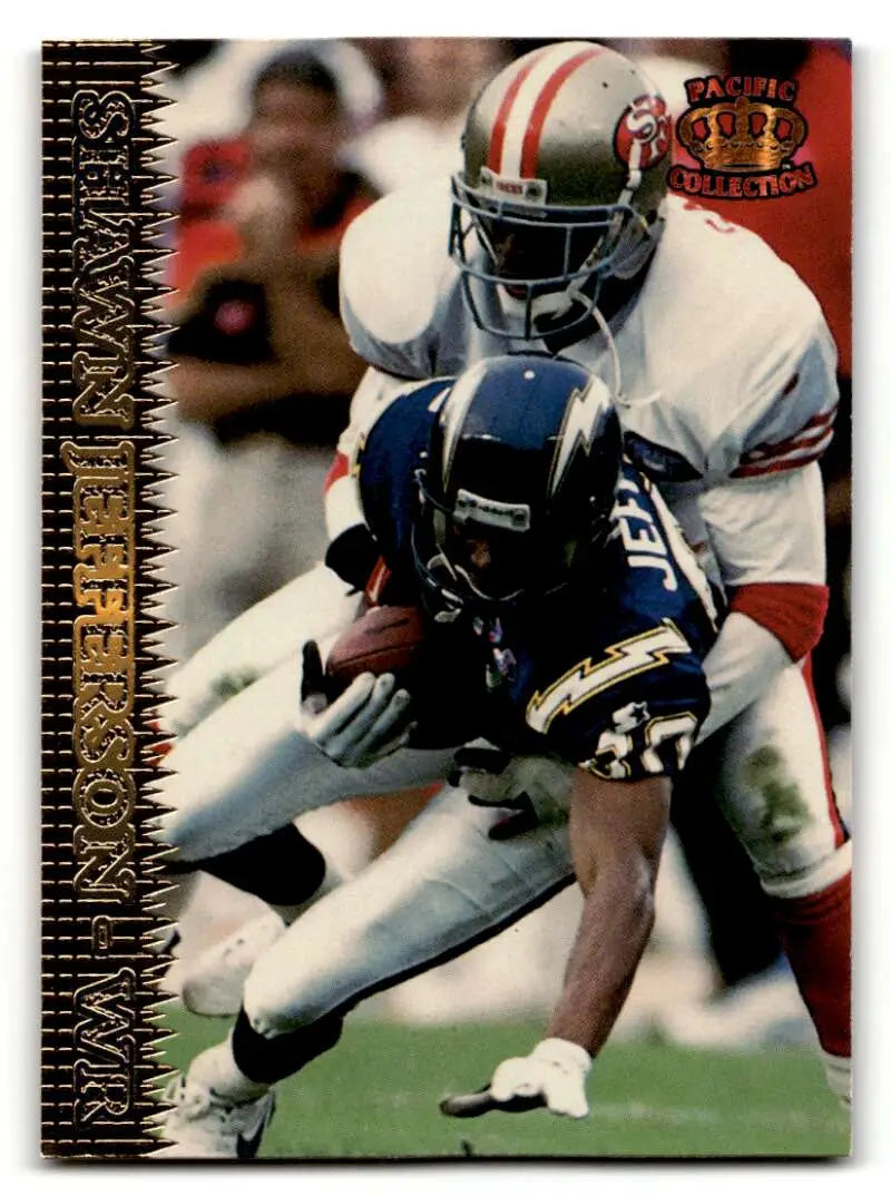 1995 Pacific #75 Shawn Jefferson    San Diego Chargers Football Cards EX/NM