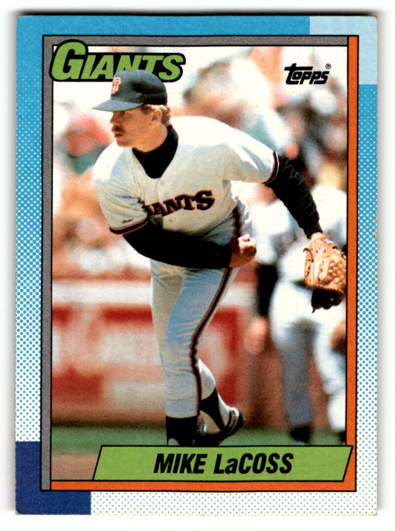 1990 Topps #53 Mike LaCoss    San Francisco Giants Baseball Cards EX/NM