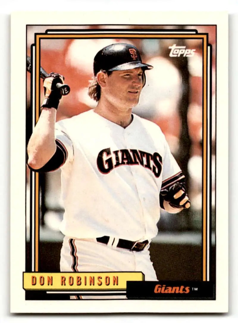 1992 Topps #373 Don Robinson    San Francisco Giants Baseball Cards EX/NM