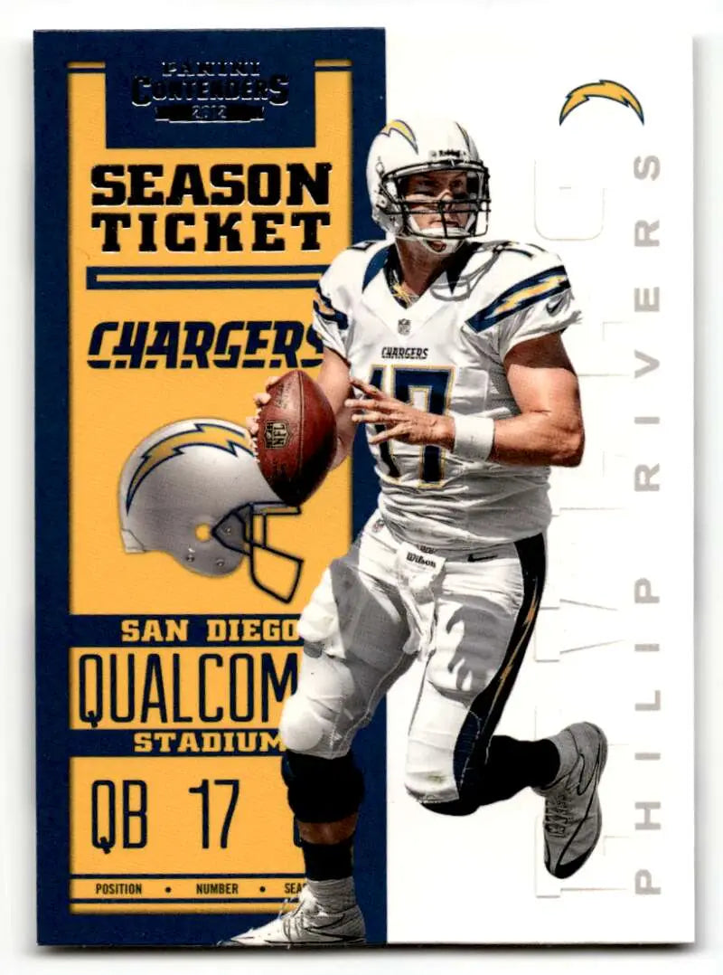 2012 Panini Contenders #79 Philip Rivers    San Diego Chargers Football Cards NM Near Mint