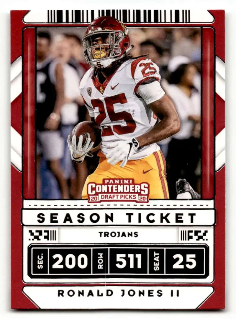 2020 Panini Contenders Draft Picks #85 Ronald Jones II  Football Cards NM Near Mint