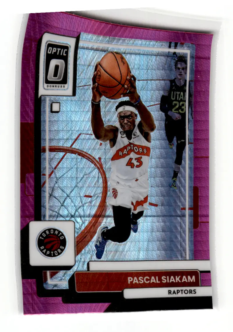 2022-23 Donruss Optic Hyper Pink #19 Pascal Siakam NM-MT