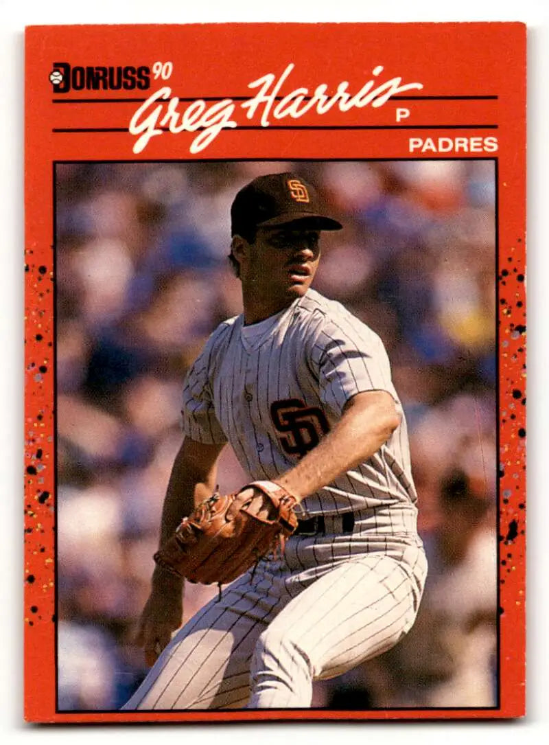 1990 Donruss #65 Greg Harris    San Diego Padres Baseball Cards EX/NM