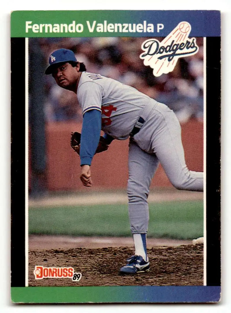 1989 Donruss #250 Fernando Valenzuela    Los Angeles Dodgers Baseball Cards EX Excellent
