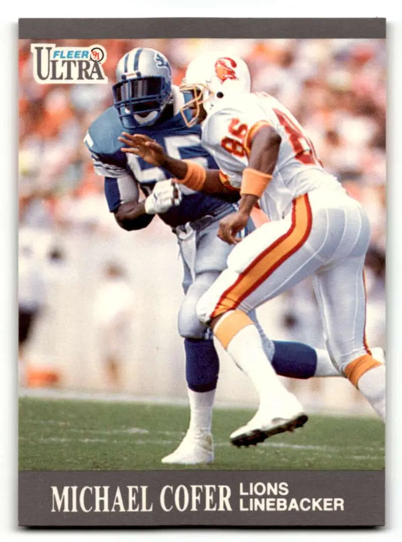 1991 Ultra #167 Michael Cofer    Detroit Lions Football Cards NM Near Mint