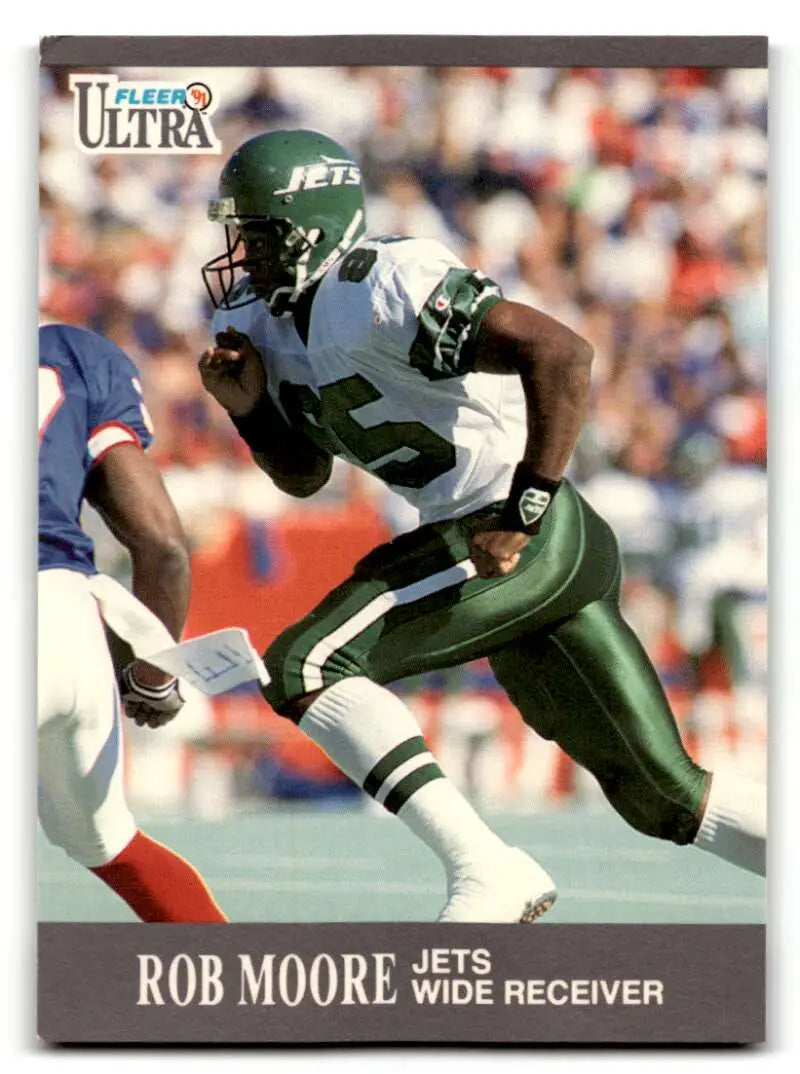 1991 Ultra #104 Rob Moore    New York Jets Football Cards EX/NM