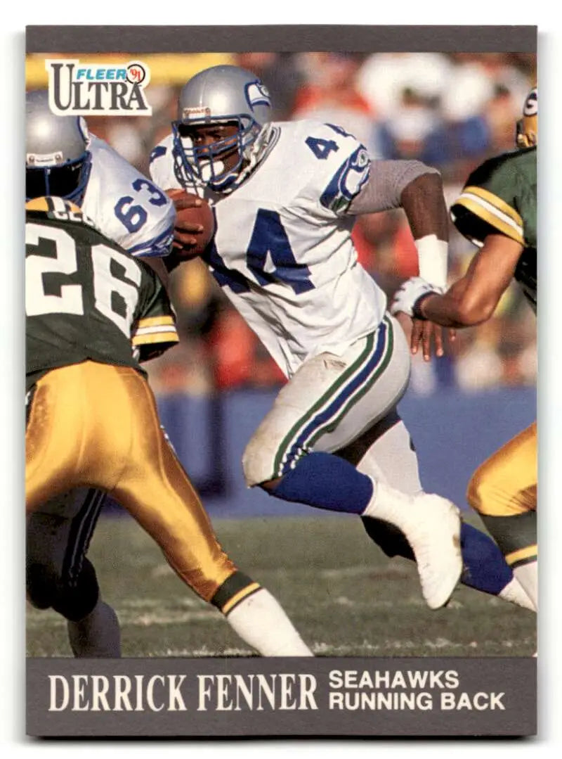 1991 Ultra #134 Derrick Fenner    Seattle Seahawks Football Cards EX/NM