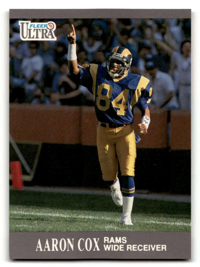 1991 Ultra #184 Aaron Cox    Los Angeles Rams Football Cards NM Near Mint