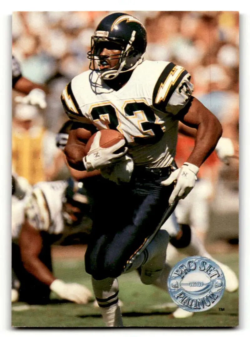 1991 Pro Set Platinum #266 Ronnie Harmon    San Diego Chargers Football Cards EX/NM