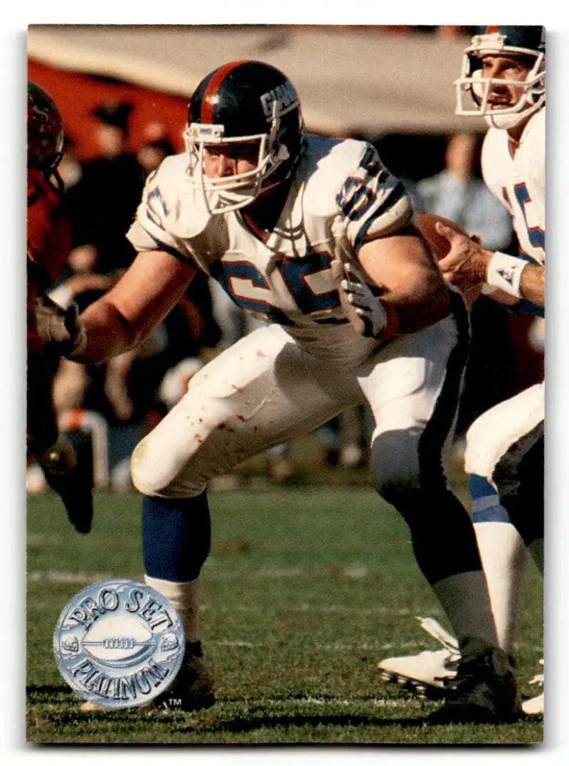 1991 Pro Set Platinum #242 Bart Oates    New York Giants Football Cards EX/NM