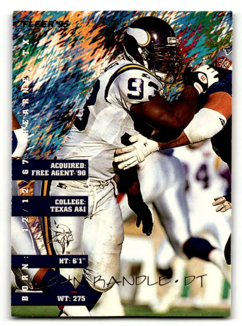 1995 Fleer #240 John Randle    Minnesota Vikings Football Cards NM Near Mint