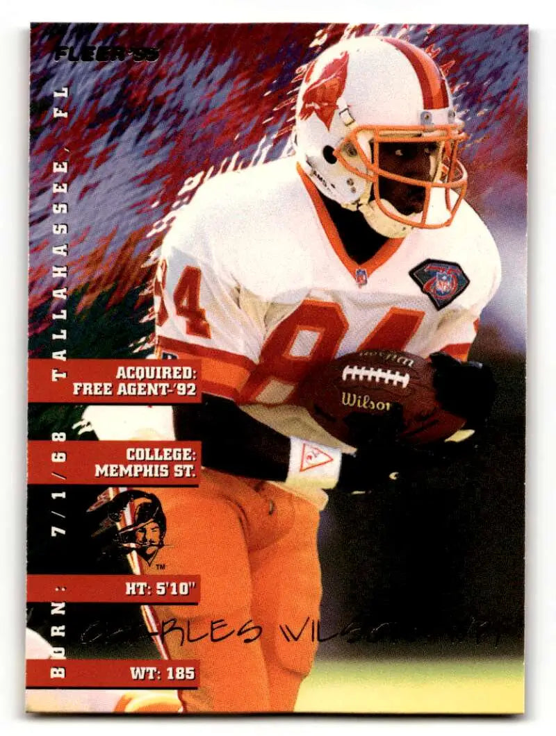 1995 Fleer #381 Charles Wilson    Tampa Bay Buccaneers Football Cards NM Near Mint