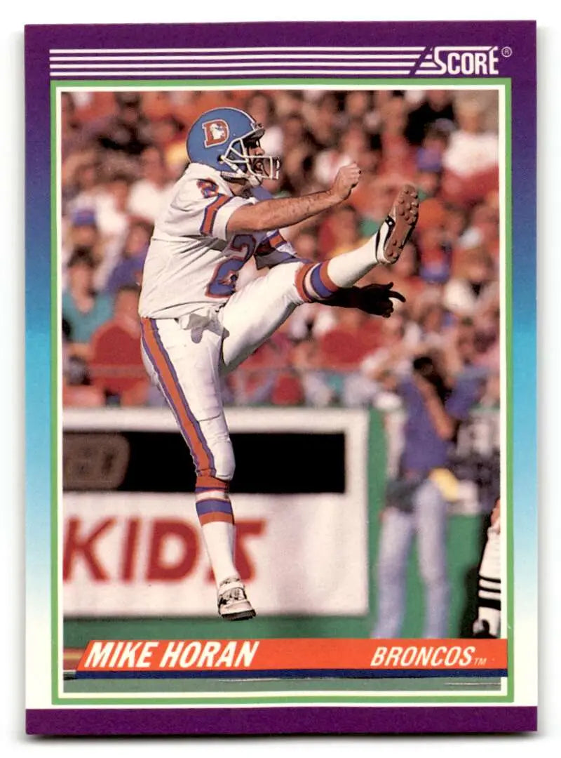 1990 Score #546 Mike Horan    Denver Broncos Football Cards EX/NM
