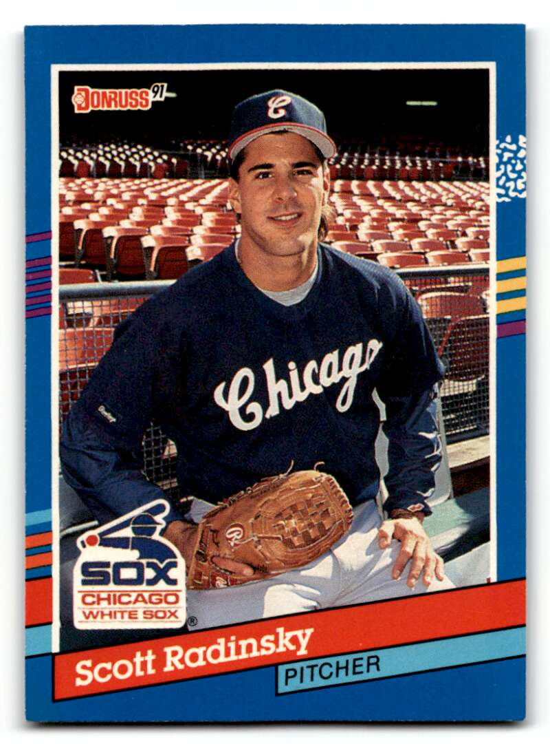 1991 Donruss #332 Scott Radinsky    Chicago White Sox Baseball Cards EX/NM
