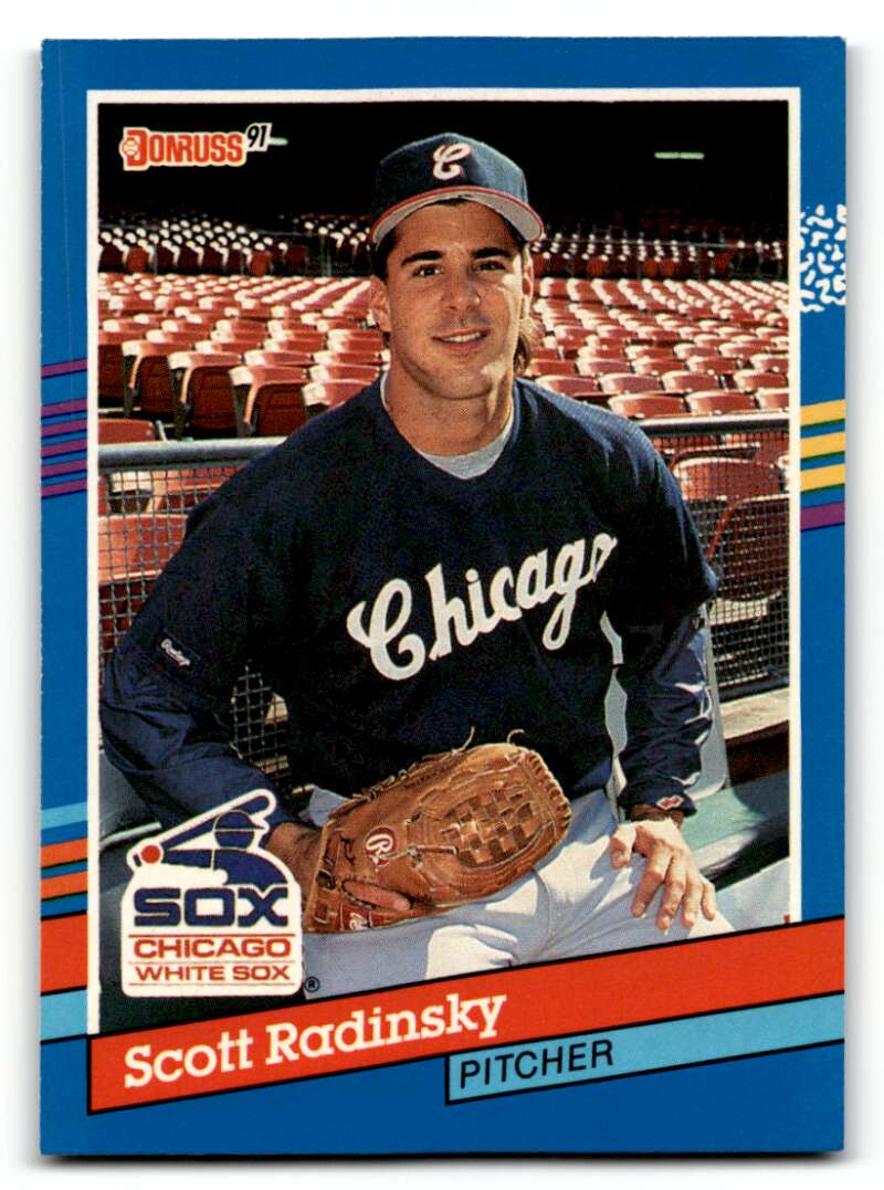 1991 Donruss #332 Scott Radinsky    Chicago White Sox Baseball Cards EX/NM