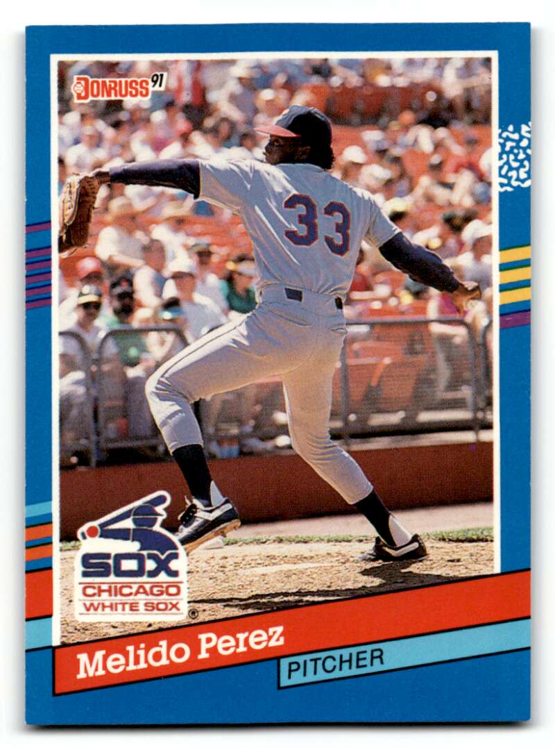 1991 Donruss #164 Melido Perez    Chicago White Sox Baseball Cards EX/NM