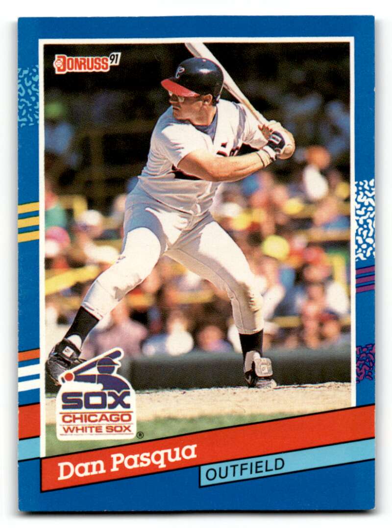 1991 Donruss #103 Dan Pasqua    Chicago White Sox Baseball Cards EX/NM