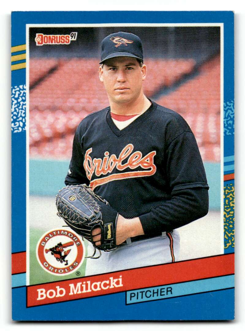 1991 Donruss #69 Bob Milacki    Baltimore Orioles Baseball Cards EX/NM