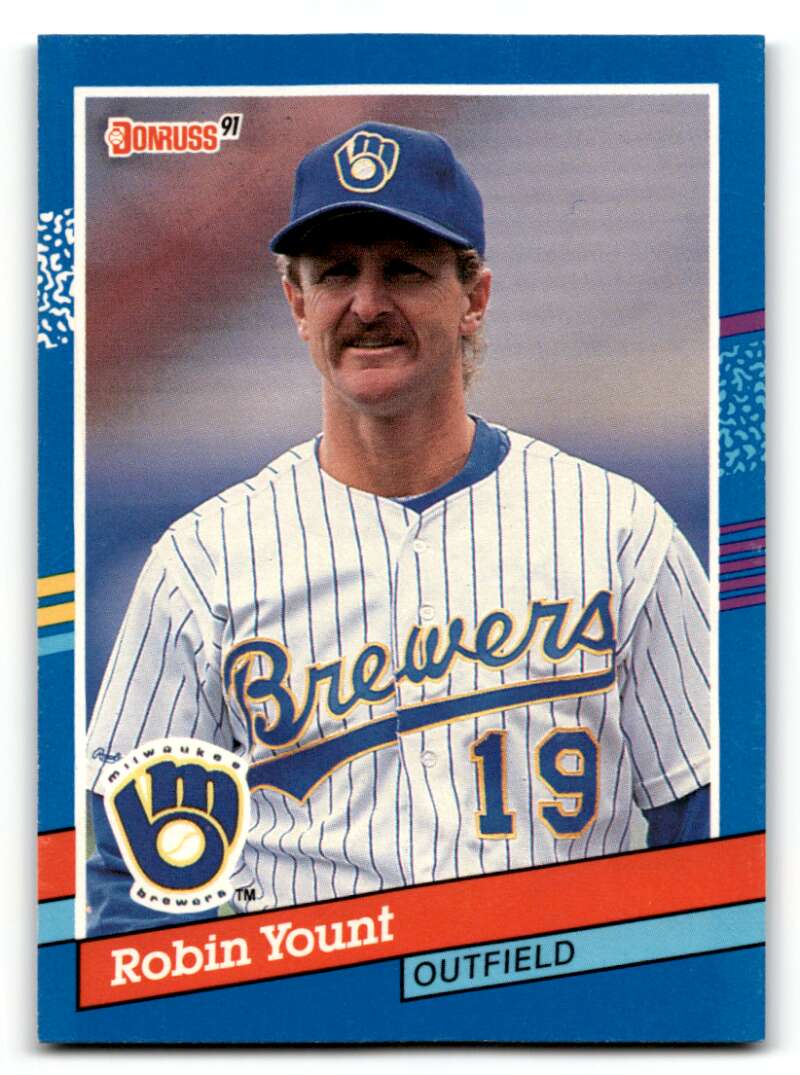 1991 Donruss #272 Robin Yount    Milwaukee Brewers Baseball Cards EX/NM