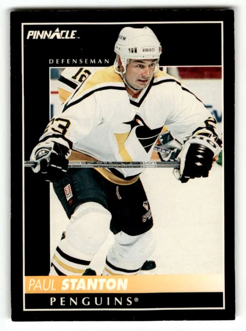 1992 Pinnacle #308 Paul Stanton Penguins Hockey Cards EX/NM