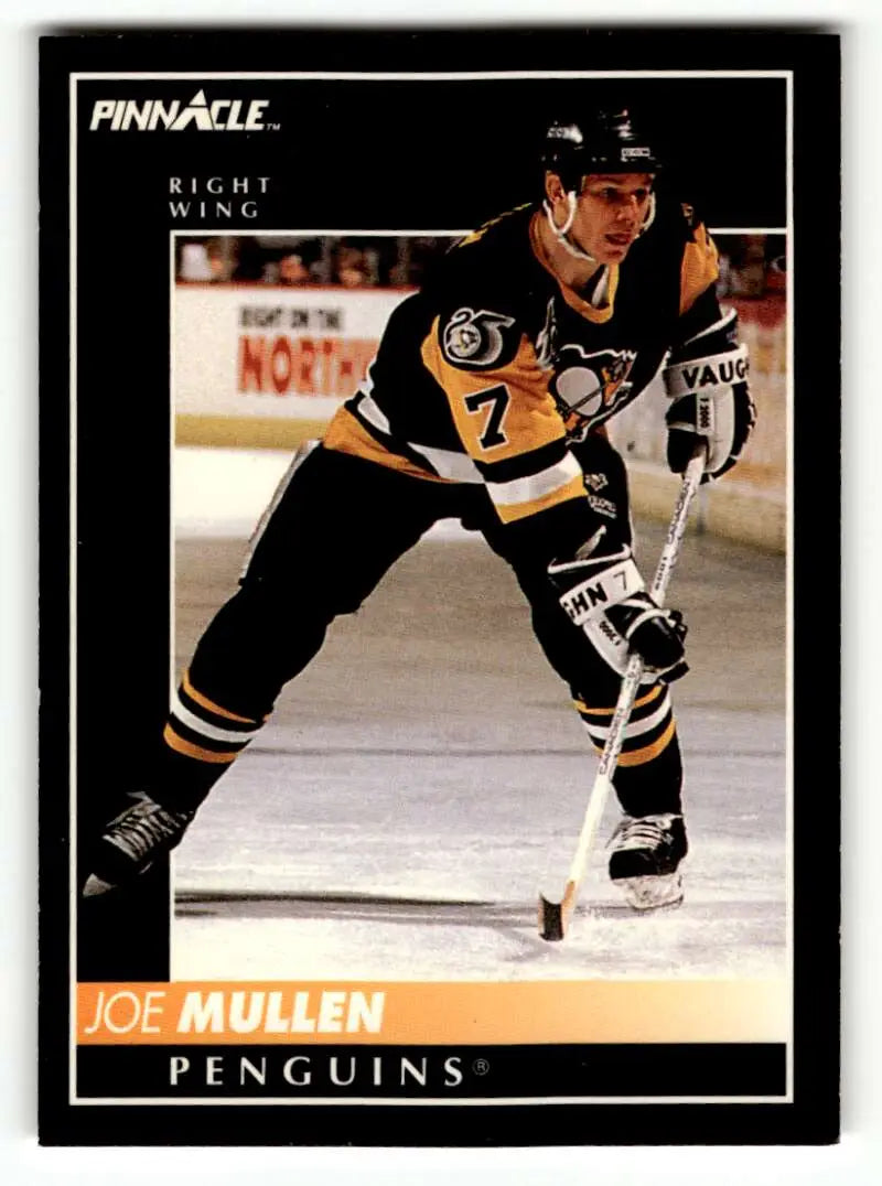 1992 Pinnacle #360 Joe Mullen    Penguins Hockey Cards EX/NM