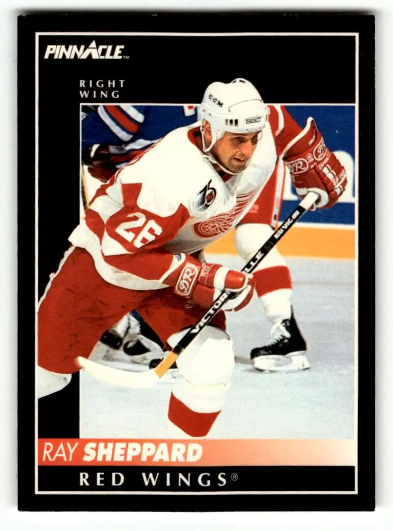 1992 Pinnacle #119 Ray Sheppard Detroit Red Wings Hockey Cards EX/NM