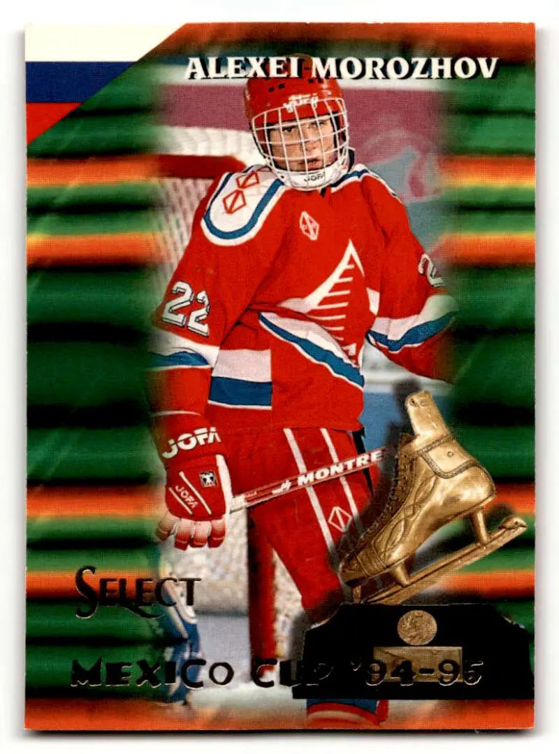 1994 Select #158 Alexei Morozhov Russia Hockey Cards EX/NM